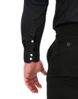 Muscle Fit Hemd - Schwarz