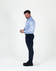 Muscle Fit Hemd - Blau