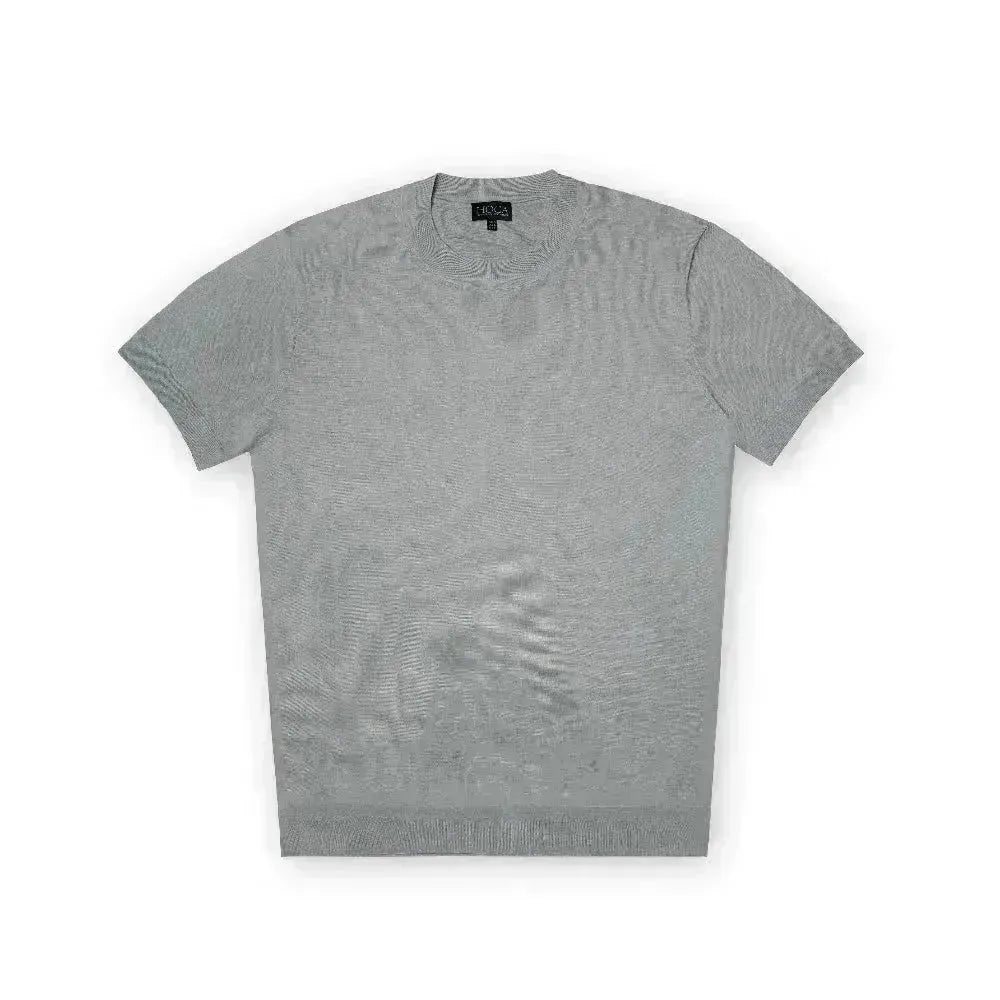 Muscle Fit T-Shirt - Grey - HOCA CLOTHING
