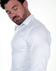 Muscle Fit Hemd - Weiß