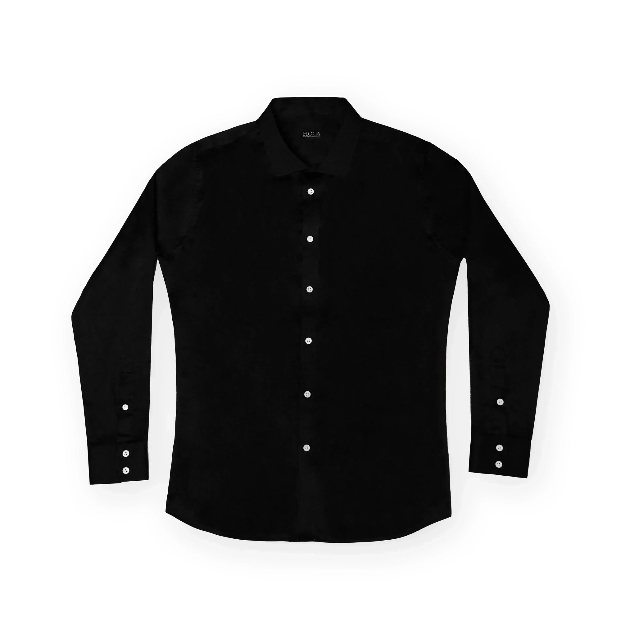 Muscle Fit Shirt - Black - HOCA CLOTHING