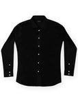 Muscle Fit Shirt - Black - HOCA CLOTHING